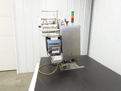 Label Aire 3138NV High Speed Label Applicator 120V Air Blow Sato Printer 4" Wide