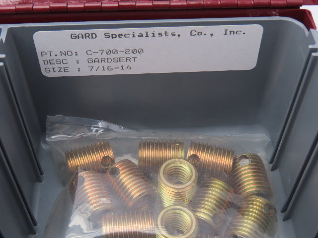 Gardserts 200-408CL Coarse Thread Assortment Repair Kit w Case Hardened Steel