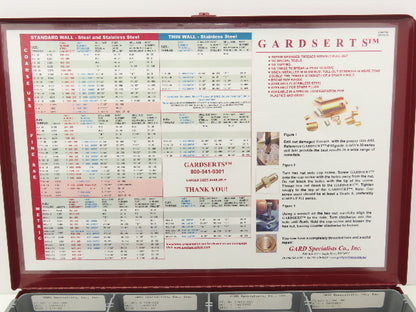 Gardserts 200-408CL Coarse Thread Assortment Repair Kit w Case Hardened Steel