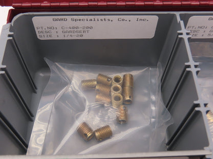 Gardserts 200-408CL Coarse Thread Assortment Repair Kit w Case Hardened Steel