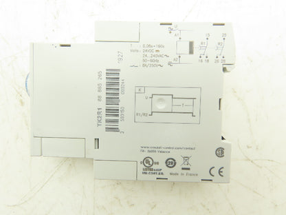 Crouzet TK2R1 Time Delay Relay 0.08-160s 240VAC 8A 24VDC Coil Lot of 2