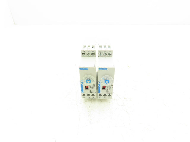 Crouzet TK2R1 Time Delay Relay 0.08-160s 240VAC 8A 24VDC Coil Lot of 2