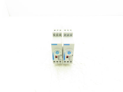Crouzet TK2R1 Time Delay Relay 0.08-160s 240VAC 8A 24VDC Coil Lot of 2