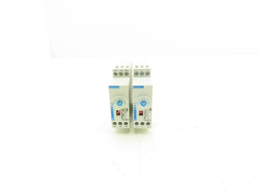 Crouzet TK2R1 Time Delay Relay 0.08-160s 240VAC 8A 24VDC Coil Lot of 2