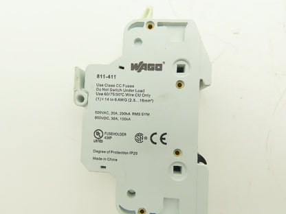 WAGO 811-411 Fuse Holder for CC Fuses 600VAC Lot of 13