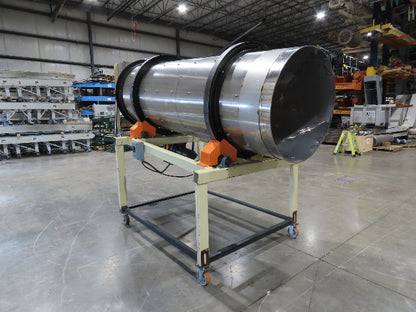 36" Stainless Steel Drum Mixer Seasoning Coating Processing Tumbler Belt Drive