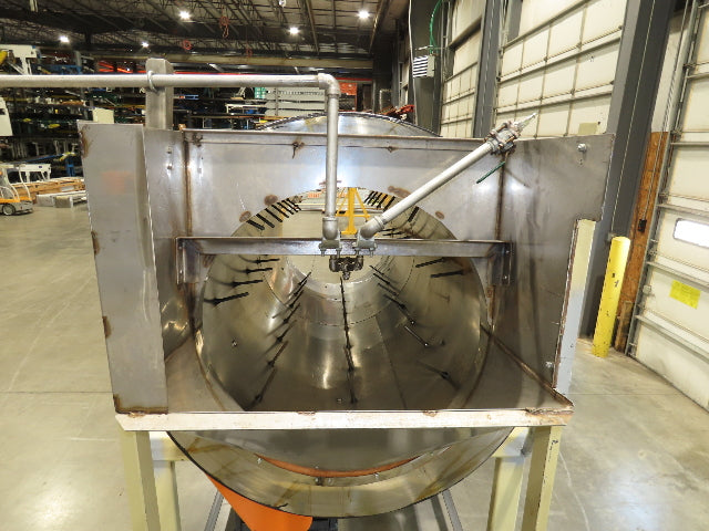 36" Stainless Steel Drum Mixer Seasoning Coating Processing Tumbler Belt Drive