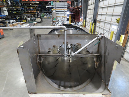 36" Stainless Steel Drum Mixer Seasoning Coating Processing Tumbler Belt Drive