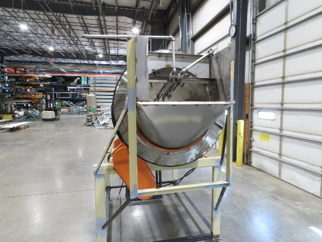 36" Stainless Steel Drum Mixer Seasoning Coating Processing Tumbler Belt Drive