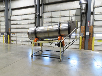 36" Stainless Steel Drum Mixer Seasoning Coating Processing Tumbler Belt Drive
