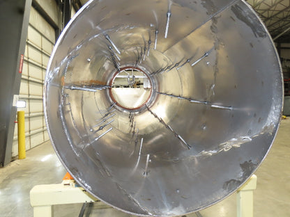 36" Stainless Steel Drum Mixer Seasoning Coating Processing Tumbler Belt Drive