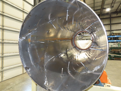 36" Stainless Steel Drum Mixer Seasoning Coating Processing Tumbler Belt Drive