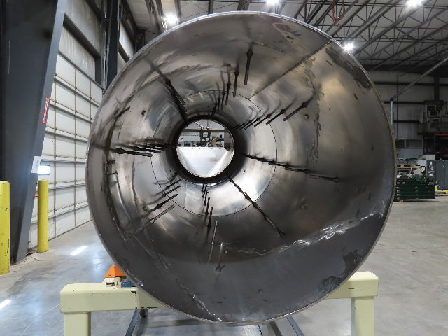 36" Stainless Steel Drum Mixer Seasoning Coating Processing Tumbler Belt Drive
