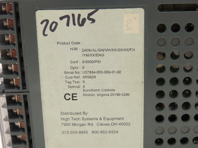 Eurotherm 2408i PLC Temperature Controller Module With Display 2408i/AL/GN/VH