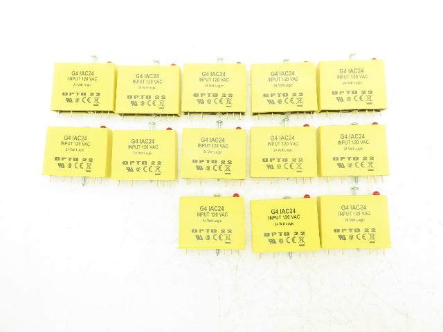 Opto 22 G4 IAC24 G4IAC24 G4 AC Input 190-280 V AC/DC 24 VDC Logic Lot of 13