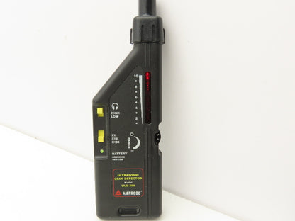 Amprobe ULD-300 Ultrasonic Leak Detector Headphones, Probe, Parabole, Carry Case