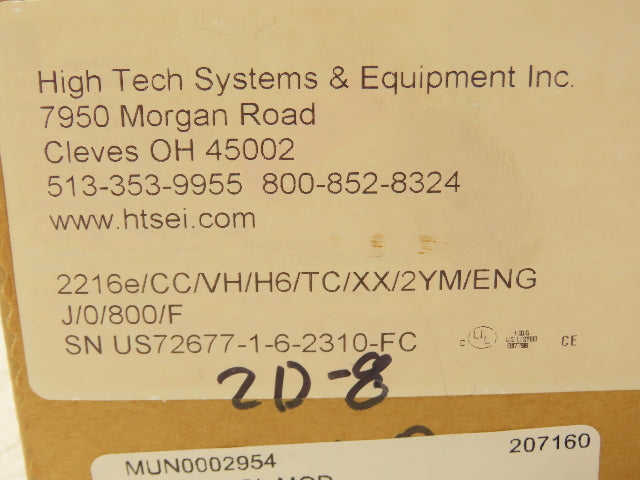 Eurotherm 2216e PLC Temperature Controller Module With Display 2216e/CC/VH/H6
