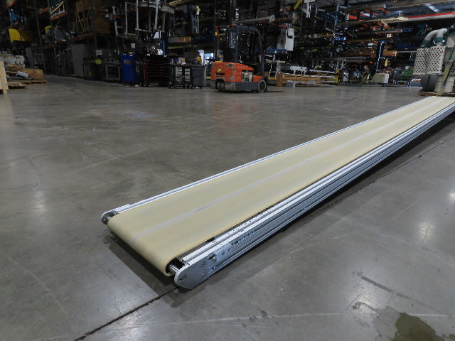 Frohlich RS75B 17' 5"L Slider Bed Conveyor 350mm Belt .37kw 460V 3PH 72 FPM