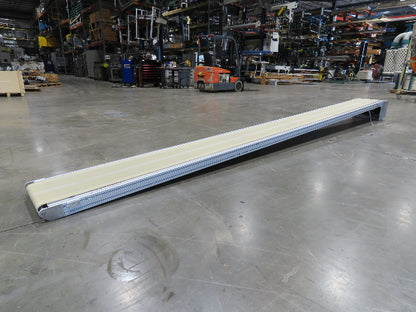 Frohlich RS75B 17' 5"L Slider Bed Conveyor 350mm Belt .37kw 460V 3PH 72 FPM