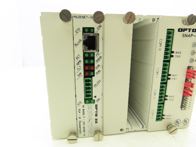 Opto 22 SNAP-LCM4 Controller Unit with Ethernet communication Interface Card