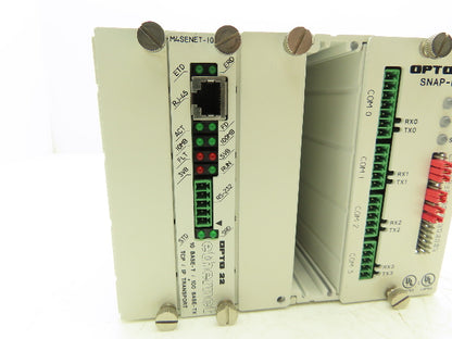 Opto 22 SNAP-LCM4 Controller Unit with Ethernet communication Interface Card