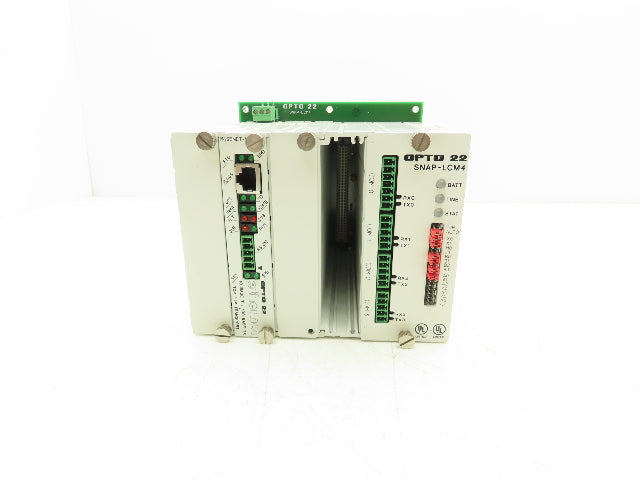 Opto 22 SNAP-LCM4 Controller Unit with Ethernet communication Interface Card