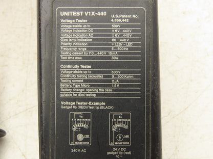 BEHA V1X-440 Circuit Tracer Kit Unitest Voltage Field Indicator Continuity Test