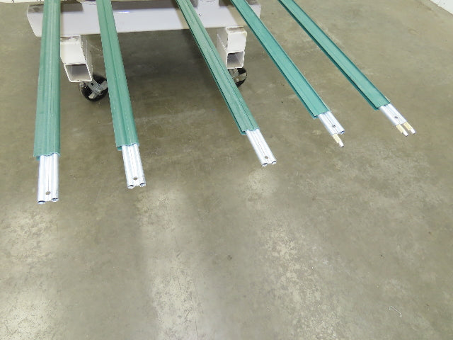 Conductix Wampfler Conductor Bar Ground Power Rail 90A 600V 10'L  Lot of 5pcs