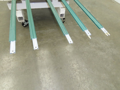 Conductix Wampfler Conductor Bar Ground Power Rail 90A 600V 10'L  Lot of 5pcs