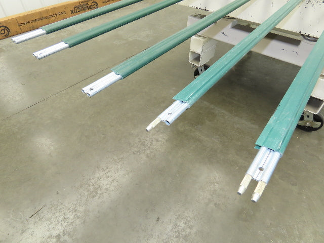Conductix Wampfler Conductor Bar Ground Power Rail 90A 600V 10'L  Lot of 5pcs