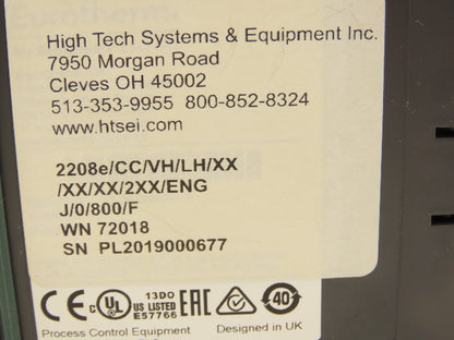 Eurotherm 2208e PLC Temperature Controller Module With Display 2208e/CC/VH/LH