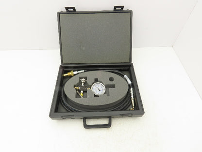 Parker 0870520000 Hydraulic Accumulator Charging Kit W/Guage Hose Cary Case