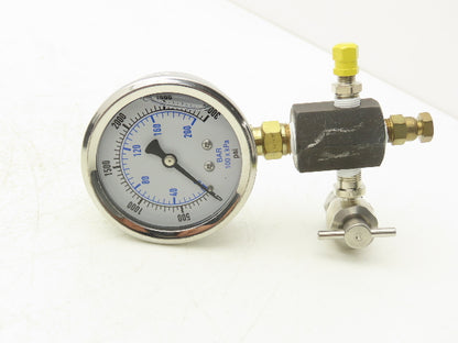 Parker 0870520000 Hydraulic Accumulator Charging Kit W/Guage Hose Cary Case