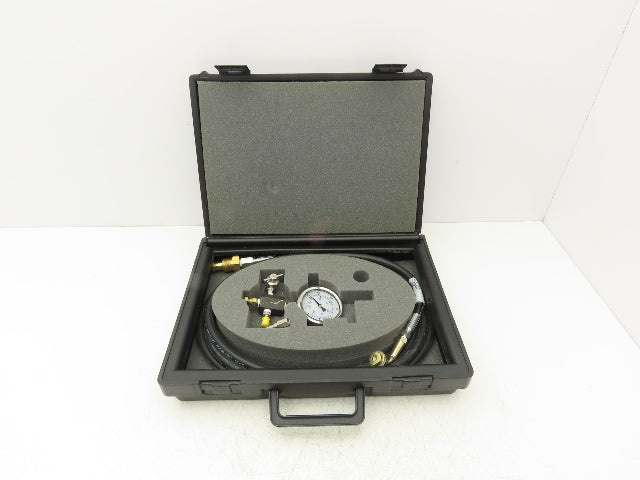 Parker 0870520000 Hydraulic Accumulator Charging Kit W/Guage Hose Cary Case