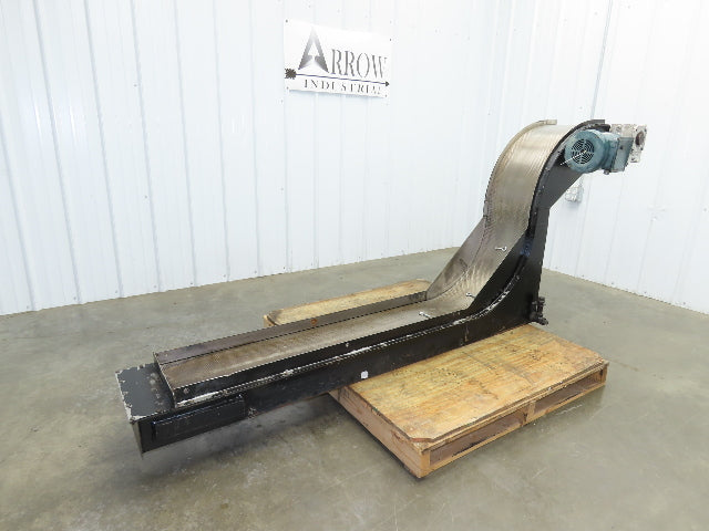 Storch 12"W Magnetic Slide Chip Conveyor 32"Discharge 90° Incline 230/460V 89"L
