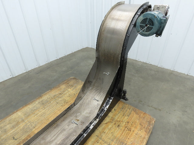 Storch 12"W Magnetic Slide Chip Conveyor 32"Discharge 90° Incline 230/460V 89"L