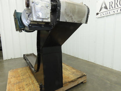 Storch 12"W Magnetic Slide Chip Conveyor 32"Discharge 90° Incline 230/460V 89"L
