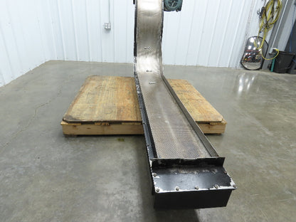 Storch 12"W Magnetic Slide Chip Conveyor 32"Discharge 90° Incline 230/460V 89"L