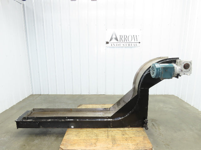 Storch 12"W Magnetic Slide Chip Conveyor 32"Discharge 90° Incline 230/460V 89"L