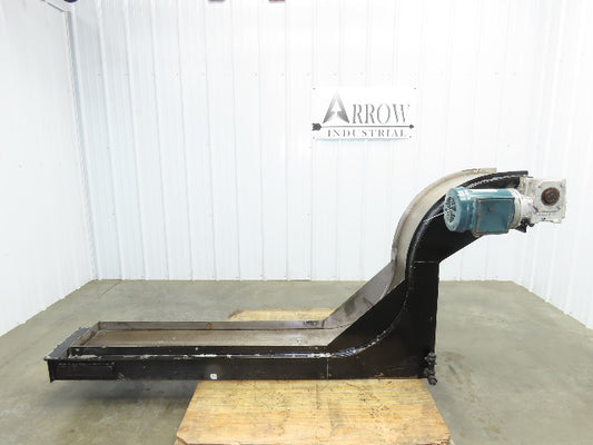Storch 12"W Magnetic Slide Chip Conveyor 32"Discharge 90° Incline 230/460V 89"L