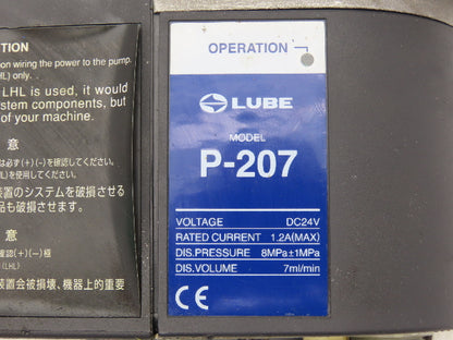Lube P-207 P-207 Lubricator Grease &  Pump For LHL NO Tank 7ml/min 24VDC 8MPa