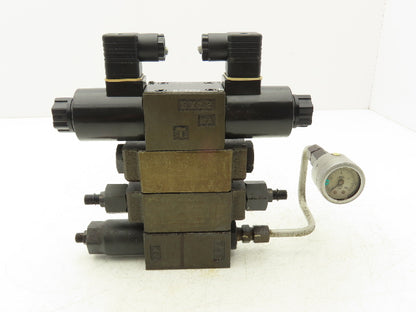 Nachi SA-G01-C6-D2-31 Hydraulic Directional Control Solenoid Valve Assy 24VDC