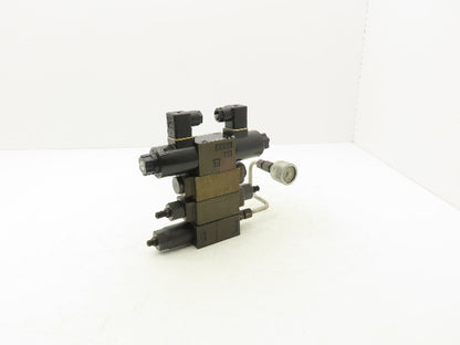 Nachi SA-G01-C6-D2-31 Hydraulic Directional Control Solenoid Valve Assy 24VDC