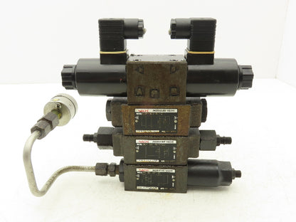 Nachi SA-G01-C6-D2-31 Hydraulic Directional Control Solenoid Valve Assy 24VDC