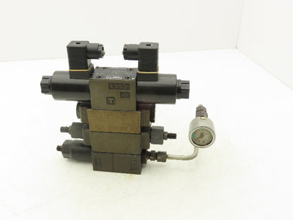 Nachi SA-G01-C6-D2-31 Hydraulic Directional Control Solenoid Valve Assy 24VDC
