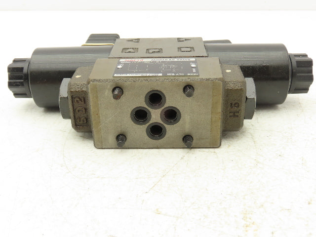 Nachi SA-G01-C6-D2-31 Hydraulic Directional Control Solenoid Valve Assy 24VDC