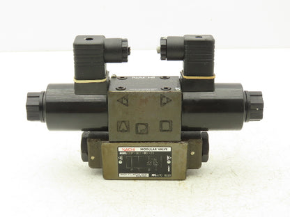 Nachi SA-G01-C6-D2-31 Hydraulic Directional Control Solenoid Valve Assy 24VDC