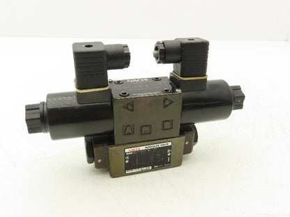 Nachi SA-G01-C6-D2-31 Hydraulic Directional Control Solenoid Valve Assy 24VDC
