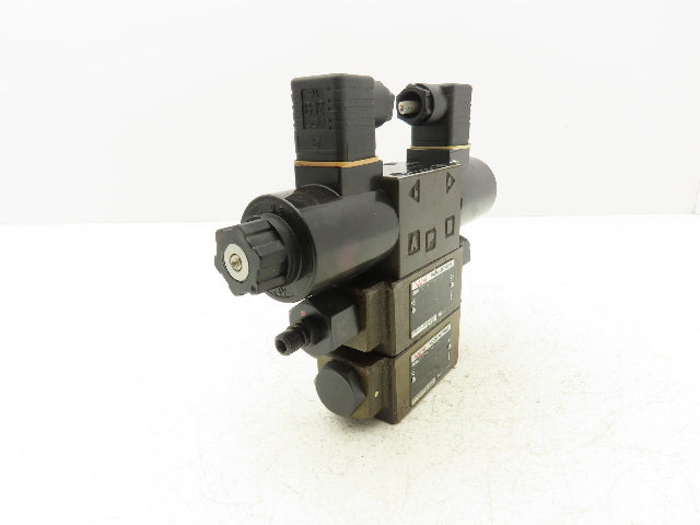 Nachi SA-G01-C6-D2-31 Hydraulic Directional Control Solenoid Valve Assy 24VDC