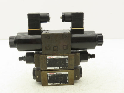 Nachi SA-G01-C6-D2-31 Hydraulic Directional Control Solenoid Valve Assy 24VDC